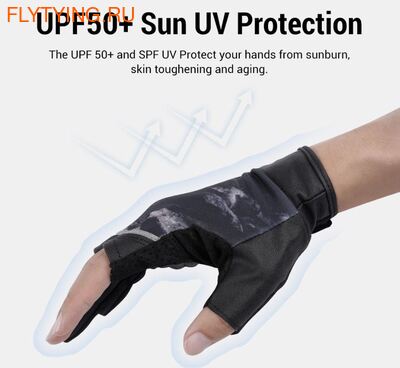Noeby 70359  Fishing Gloves Three Fingers (,  3)