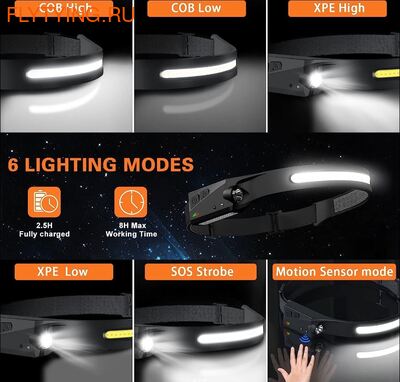 XIWANGFire 81381    Headlamp With Sensor (,  3)
