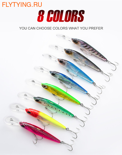 Noeby 64001   Big Trolling Minnow Lure NBL9485 Floating (,  11)