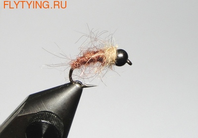 A.Jensen 14068   BH Caddis Pupa - Cinnamon ()