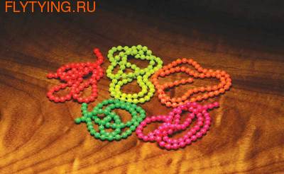 Hareline 58007       FLOURESCENT BEAD CHAIN EYES