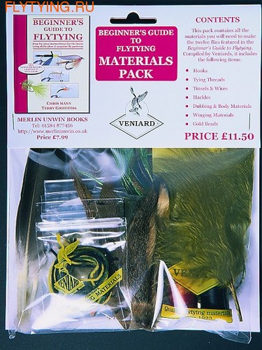 Veniard 59502     Beginners Guide to Fly Tying Materials Pack