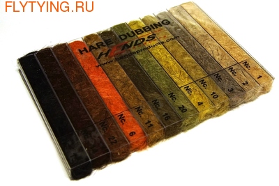 Hends Products 57180 Набор даббинга из меха зайца Hare Dubbing Dispenser 12 colors (фото)