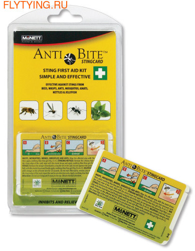 McNETT 87003 Средство для первой помощи при укусе насекомых Anti-Bite™ Sting Card