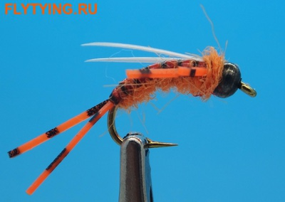 SFT-studio 14050   BH Prince Nymph Rubber Leg Hot Orange ()