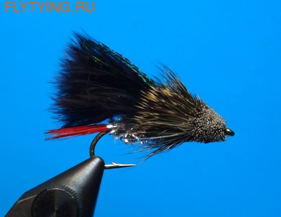 A.Jensen 15135   Muddler Marabou Black ()