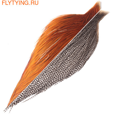 WHITING 53186     Rooster Dry Fly Cape 1/2 Grizzly - 1/2 Brown
