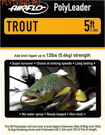 Airflo 10522  Trout Poly Leader 5ft ()