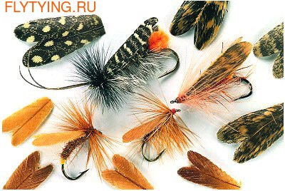 Veniard 58338 Заготовки для крылышек ручейника Natural Feather Caddis Wings (фото)