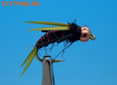 SFT-studio 14059   BH Prince Nymph Rubber Leg Black ()
