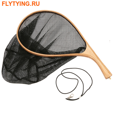 SFT-studio 81116      Wood Handle Curved Fishing Net ()