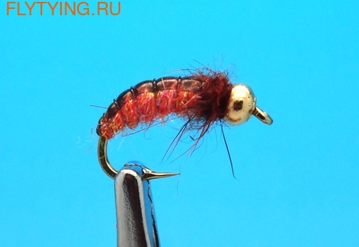 Mikkus & Caddis 14215    GH Caddis Larva Burnt Orange