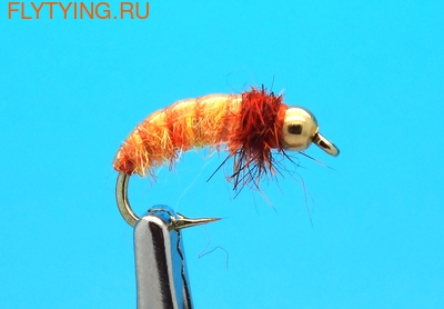 Mikkus & Caddis 14220    GH Caddis Larva Orange