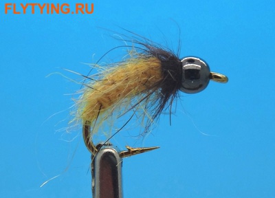 Mikkus & Caddis 14228     BH Fluffy Caddis Larva Dirty Yellowish ()