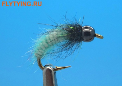 Mikkus & Caddis 14236     BH Fluffy Caddis Larva Anyui Green ()