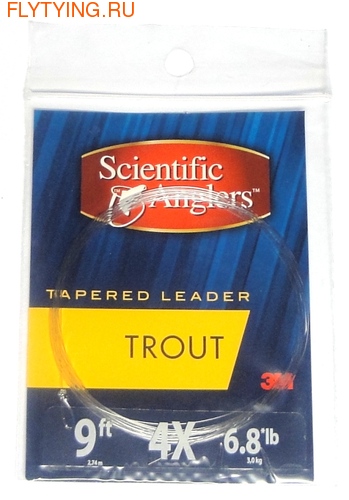 SCIENTIFIC ANGLERS 10505    Premium Freshwater Leader - Trout