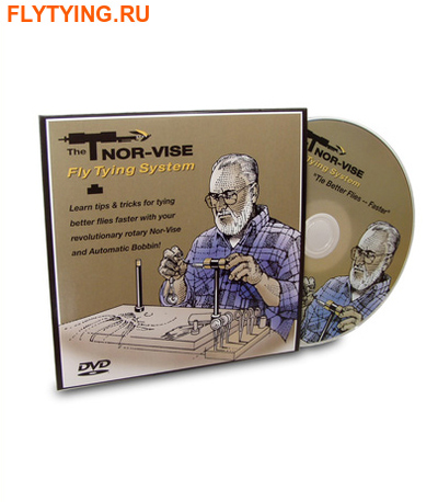 Norvise 92013 DVD ''Tie Better Flies Faster - Introduction, Set-Up and Basic Techniques''