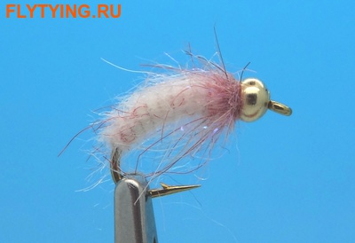 Mikkus & Caddis 14240     BH Fluffy Caddis Pupa Bloody Cream ()