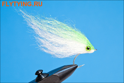 Rusangler 18016    Diamond Hair Streamer Chartreuse