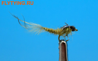 Artflies 14399    Realistic Extended Body Swimming Nymph Flashback Olive ()