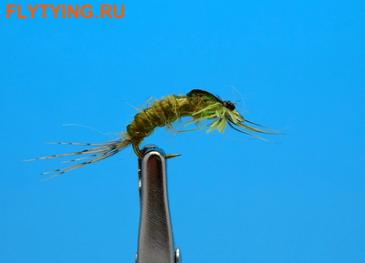 Artflies 14403   Bead Thorax Vinyl Rib Nymph Olive ()