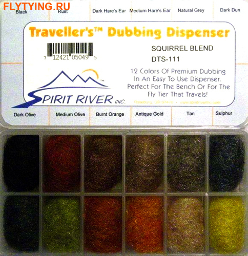 Spirit River 57123   Squirrel Blend Dubbing Set ()