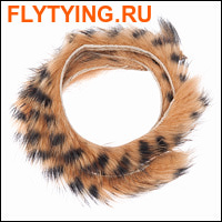 Hends Products 52417   Black Barred Rabbit Fur Zonker ()