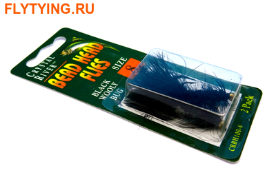 Crystal River 15374   BH Black Woolly Bugger ()