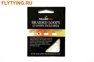 Fulling Mill 10447  - Braided Loops Stealth Clear