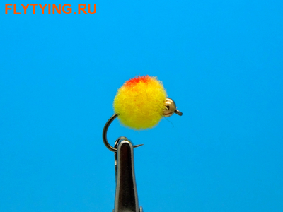 Mikkus & Caddis 16190   Roe Bug Cheese/Orange Dot ()