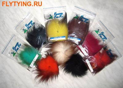 Finnish Fur Fly 52432   Arctic Fox Tail