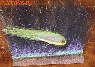 Hareline 54014   Ice Dub Minnow Back Shimmer FriInge ()