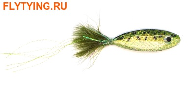 Pacific Fly Group 15361   Wiebe's Totally Tubular Fly Mackerel/Floating Green Back