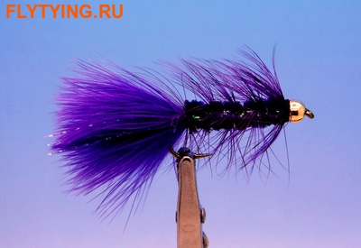 Pacific Fly Group 15364   BH Kristal Bugger Purple ()
