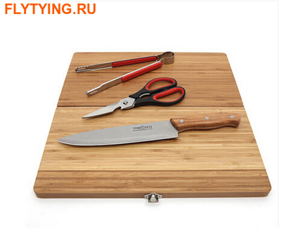 ChanoDug 81427   Outdoor Folding Cutting Board With Kitchen Tools ()