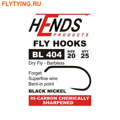 Hends Products 60265   HP Dry Barbless Black Nickel BL404 BN ()