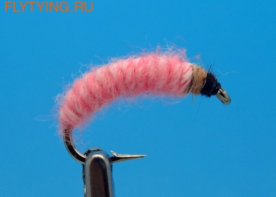 Mikkus & Caddis 14526    - Larva Willow Bark Beetle Pink (, Mikkus & Caddis 14526    - Larva Willow Bark Beetle Pink)