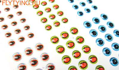 FLY-FISHING 58255   3D Lure Eyes Set II