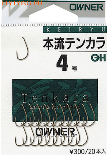 Owner 60624 Крючок одинарный Honryu Tenkara (фото)