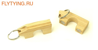 FLY-FISHING 10932     Bamboo Magnetic Car Rod Holder ()