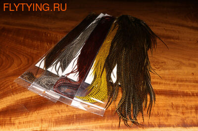 Hareline 53325    Keough Grizzly 1/2 Saddles ()