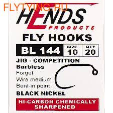 Hends Products 60519   HP JIG Competition Hooks Barbless Black Nickel BL144 BN ()
