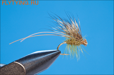 Rusangler 11077 Сухая мушка Sedge - Green Peter Irresistable Rusangler 11077 Сухая мушка Sedge - Green Peter Irresistable