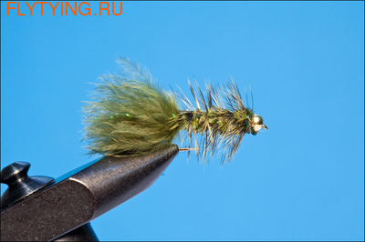 Rusangler 15042 Мушка стример Bead Head Bugger Wintergreen Rusangler 15042 Мушка стример Bead Head Bugger Wintergreen