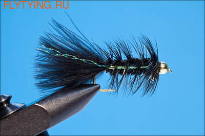 Rusangler 15043 Мушка стример Bead Head Electric Leech Black Rusangler 15043 Мушка стример Bead Head Electric Leech Black