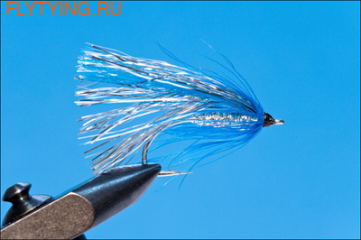 Rusangler 16051 Лососевая мушка Flash Fly Silver Blue