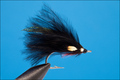 Rusangler 18008   SALTWATER BLACK MARABOU JC