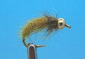 Mikkus & Caddis 14232     BH Fluffy Caddis Larva Golden Olive