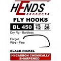 Hends Products 60266   HP Dry Fly Barbless Black Nickel BL450 BN