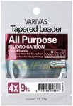 VARIVAS 10614   All Purpose Fluorocarbon Tapered Leader